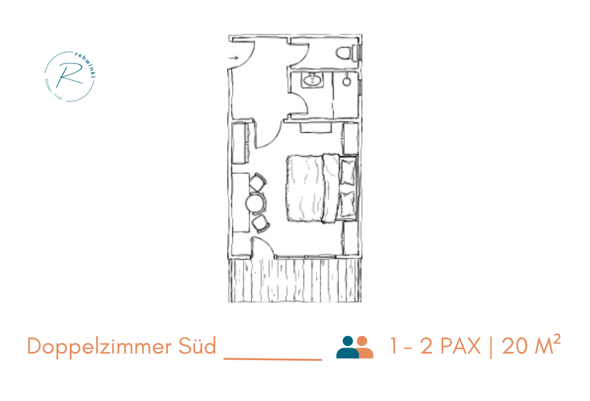 floor plan double room