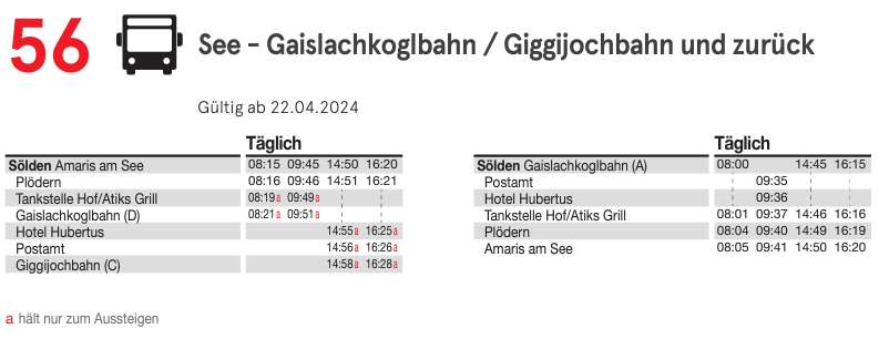 Fahrplan